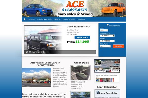 Site using Car-demon-front-page plugin