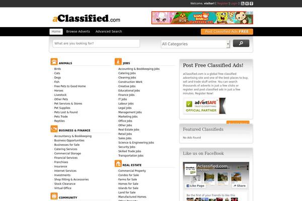Site using advertSAFE Site Seal plugin