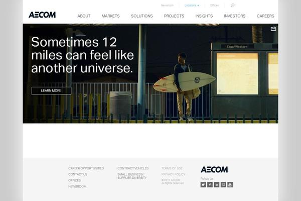 Site using Aecom-sf plugin