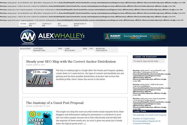 Site using Maxblogpress-ninja-affiliate plugin
