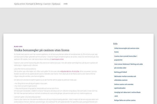 Site using Easy Custom Auto Excerpt plugin