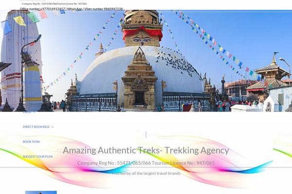 Site using Travel-booking-toolkit plugin