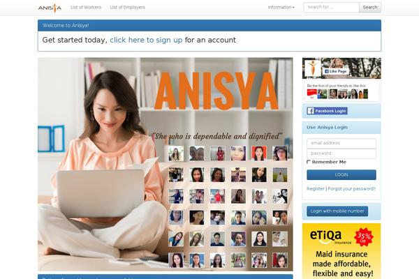 Site using Anisya-functions plugin