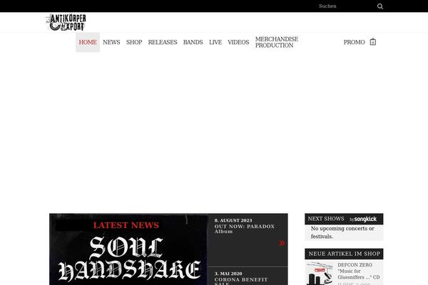 Site using Songkick-concerts-and-festivals plugin