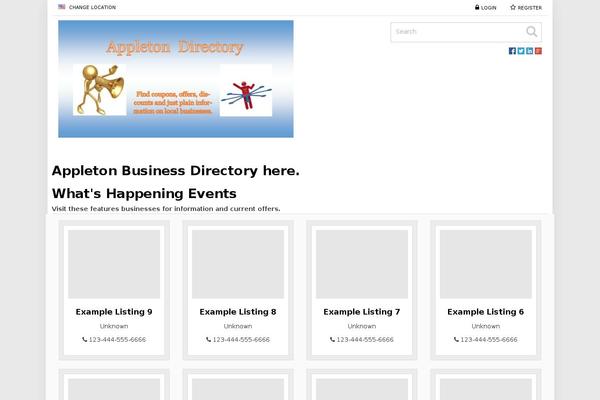 Site using Events Manager plugin