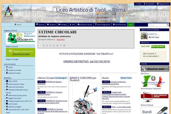 Site using Albo Pretorio On line plugin