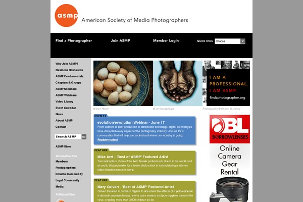 Site using Vp-find-a-photographer plugin