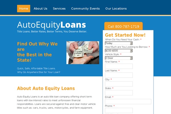 Site using Loan Calculator Pro plugin