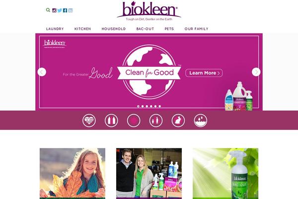 Site using Biokleen plugin