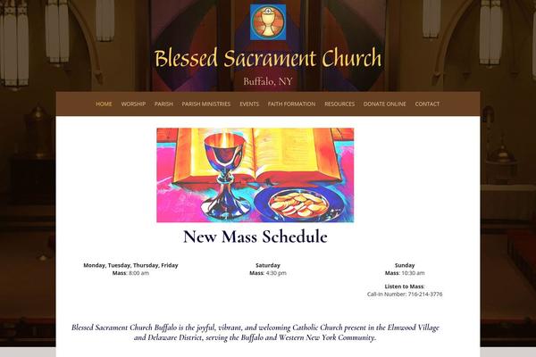 Site using Swm-church-shortcodes plugin