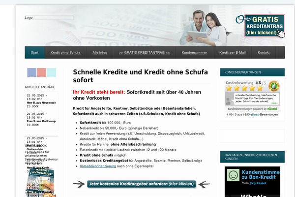 Site using Bonkredit-datenschutz plugin