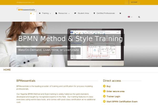 Site using Bpm_trainingarea plugin