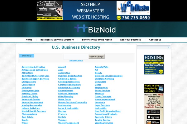 Site using Business-directory-googlemaps plugin