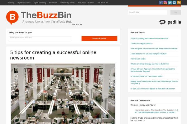 Site using Buzzbin-subscribers-widget plugin