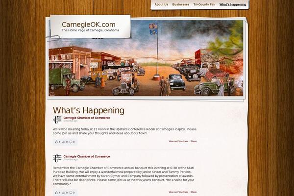 Site using Cgm-event-calendar plugin