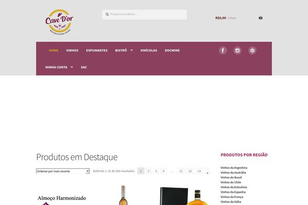 Site using Storefront-hamburger-menu plugin
