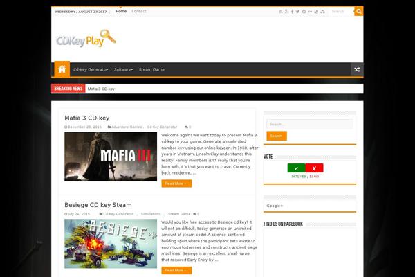 Site using Schema Creator by Raven plugin