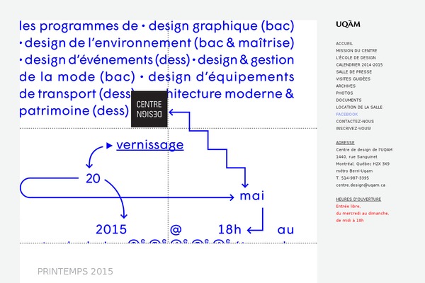 Site using UQAM-Centre_de_design plugin