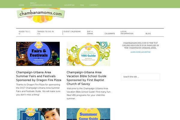 Site using Chambana-moms-customizations plugin