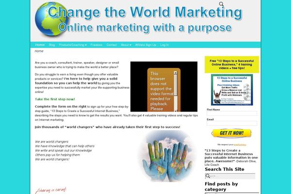 Site using Birdsend-email-marketing plugin