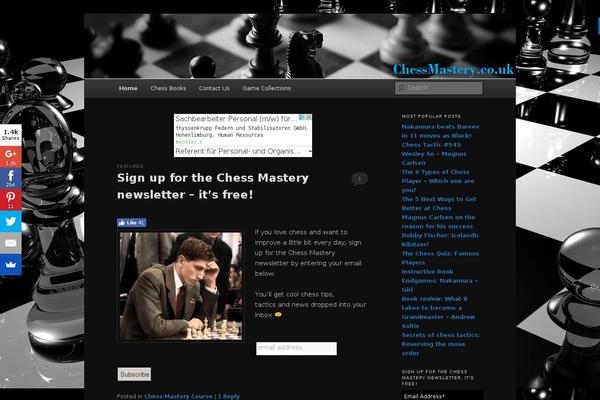 Site using Embed Chessboard plugin