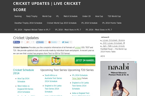 Site using Sportspress-for-cricket plugin