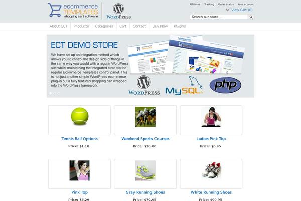 Site using ECT Home Page Products plugin