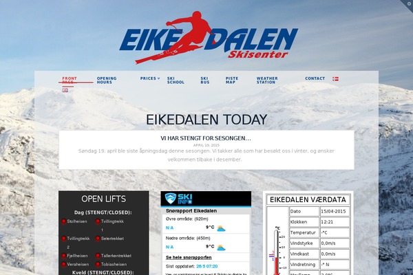 Site using Eikedalen-weather plugin