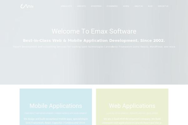 Site using Emax plugin
