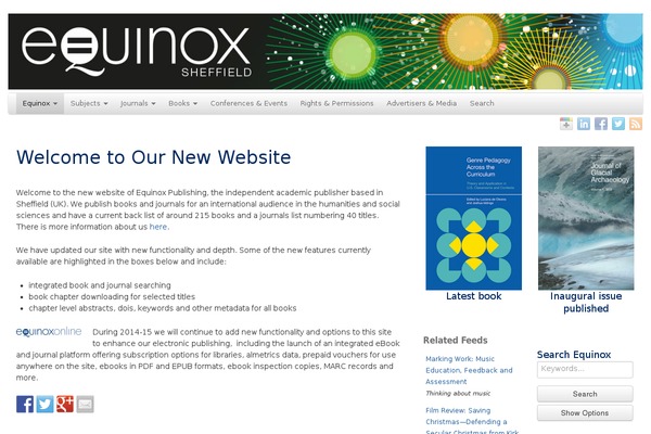 Site using Equinox-search plugin