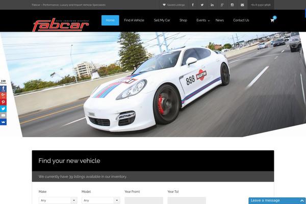 Site using Fabcar-cars4 plugin
