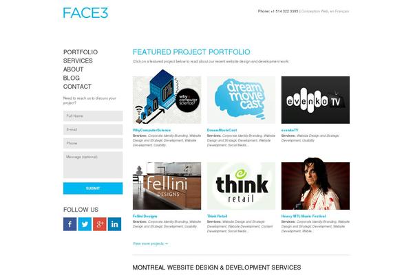 Site using Face3-newsletter-subscription plugin