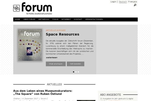 Site using Forum-archive plugin