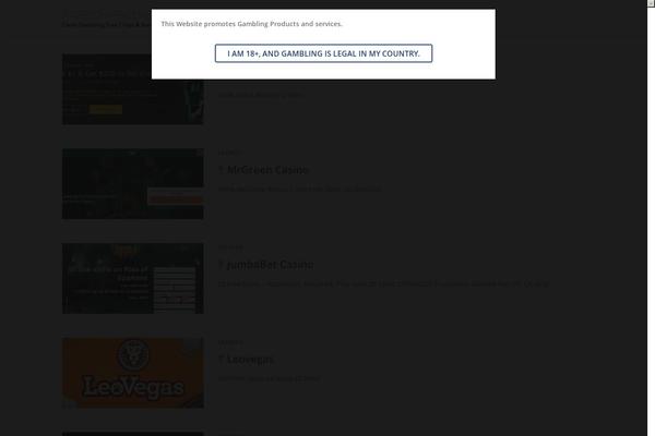 Site using Disclaimer-popup plugin