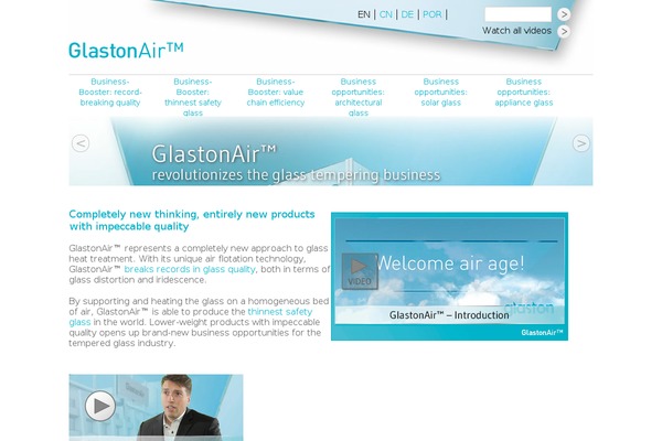 Site using Glaston-care-value-calculator plugin
