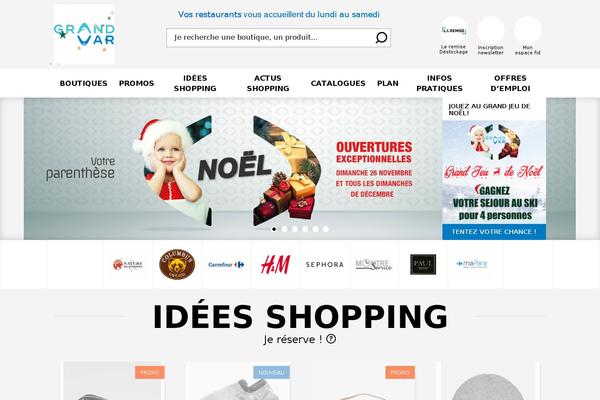 Site using Ax_shopping plugin