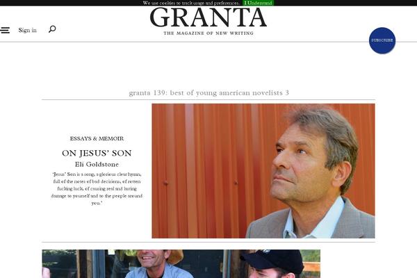 Site using Granta plugin