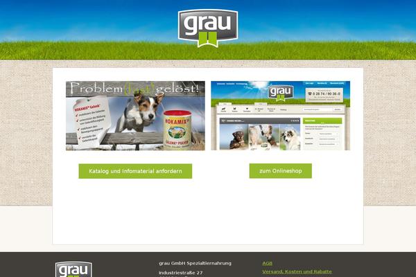 Site using Grau-crm plugin