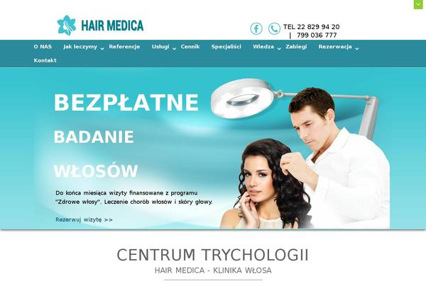 Site using Hairmedica plugin