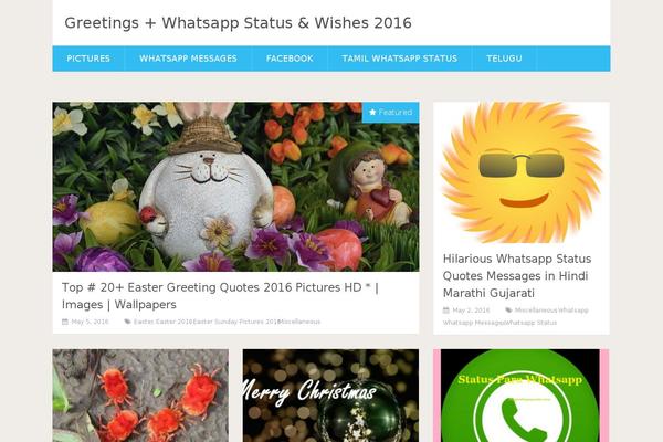 Site using WhatsApp Share Button plugin