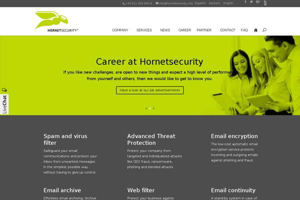 Site using HornetSecurityWPPlugin plugin