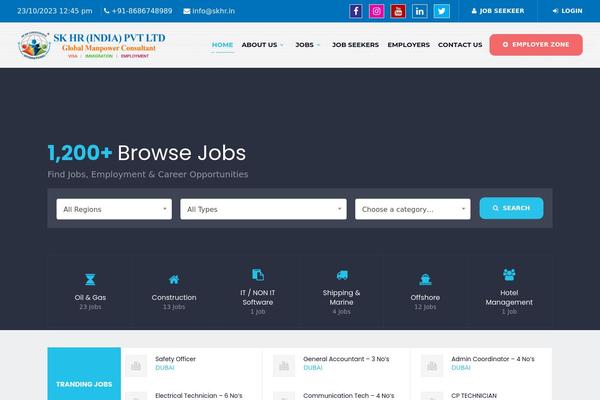 Site using Wp-job-manager-applications plugin