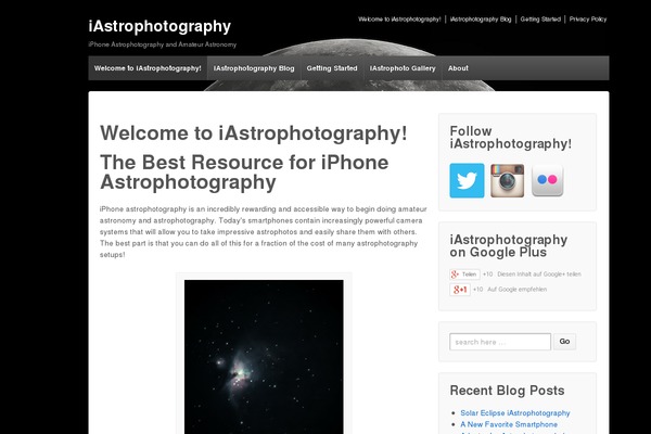 Site using Flickr Justified Gallery plugin