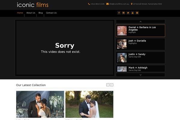 Site using Truemag-movie plugin
