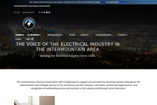 Site using Iea-awards plugin