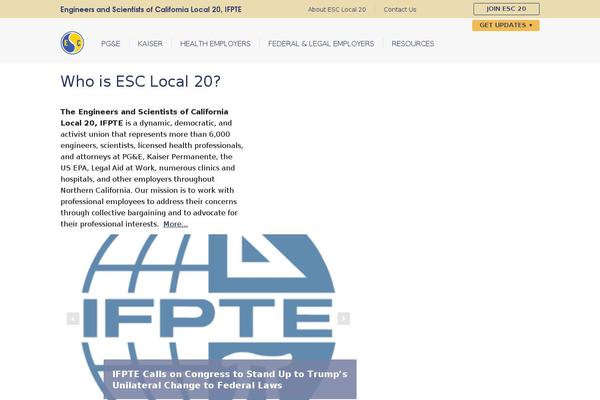 Site using Esc20 plugin