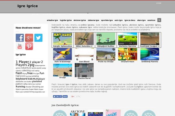 Site using Miniclip Games Arcade plugin