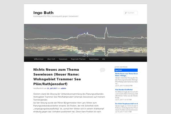 Site using pagebar plugin