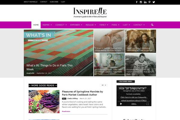 Site using Inspirelle-customizations plugin