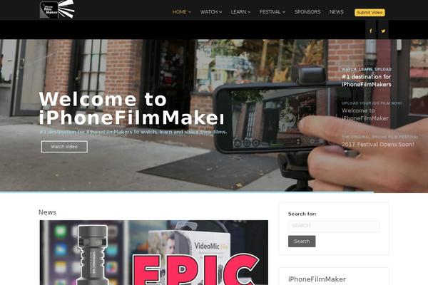 Site using Truemag-movie plugin
